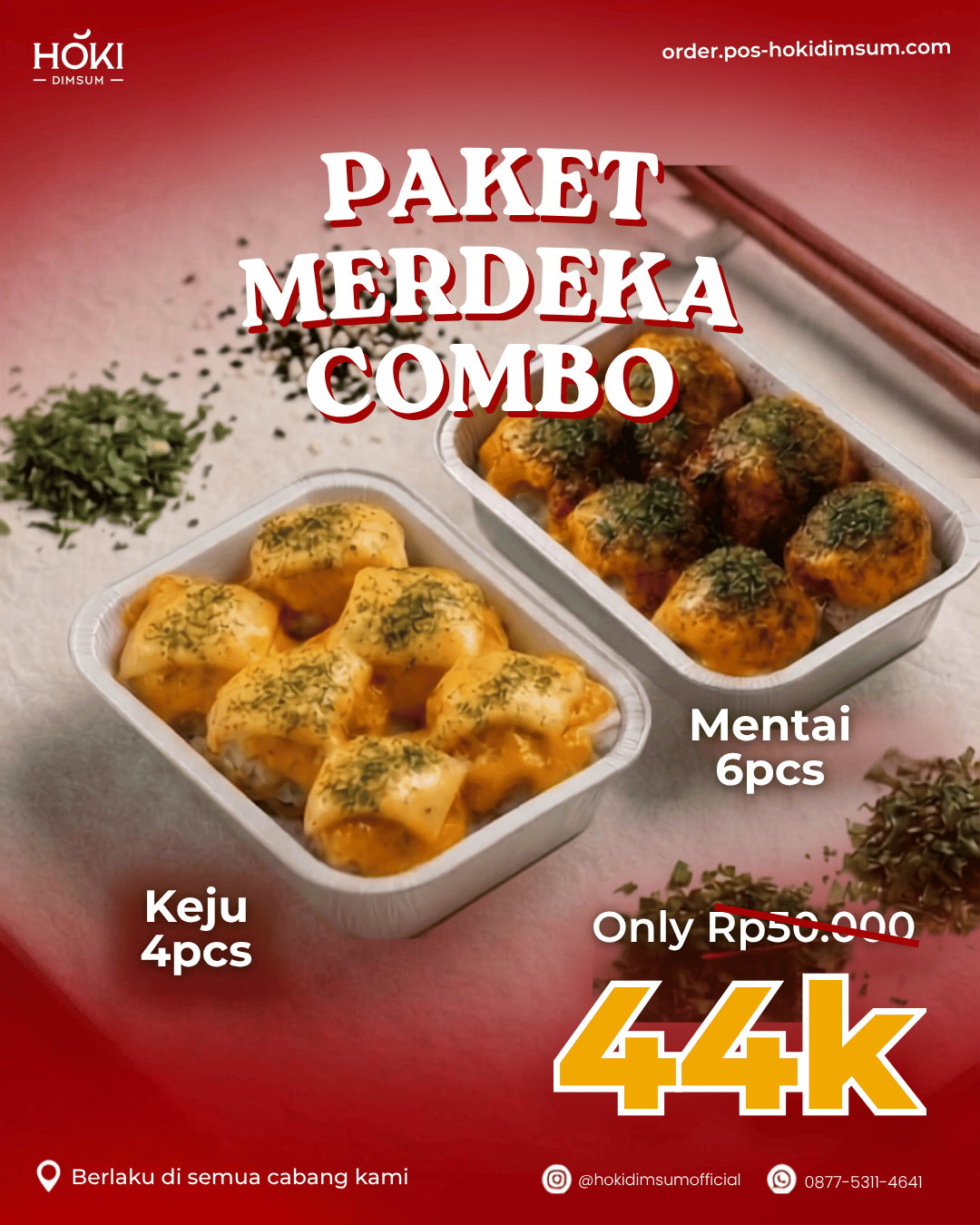 Keju 6pcs + Hot Lava 4pcs