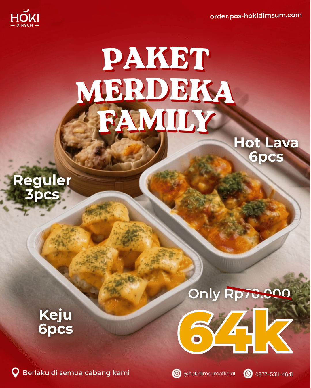 Mentai 6pcs + Mix 6pcs + Reguler 3pcs